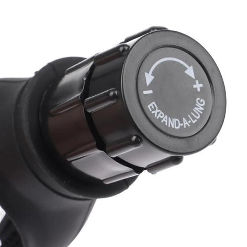 The Lung Trainer - Breathing Trainer Lung Respirator Fitness Equipment - Adjustable Resistance for Respiratory Muscle Training, Reduce Shortness of Breath - Black